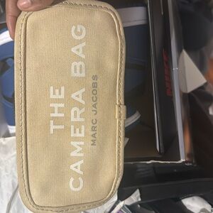 Marc Jacobs Tan Crossbody Bag with Utilitarian Design